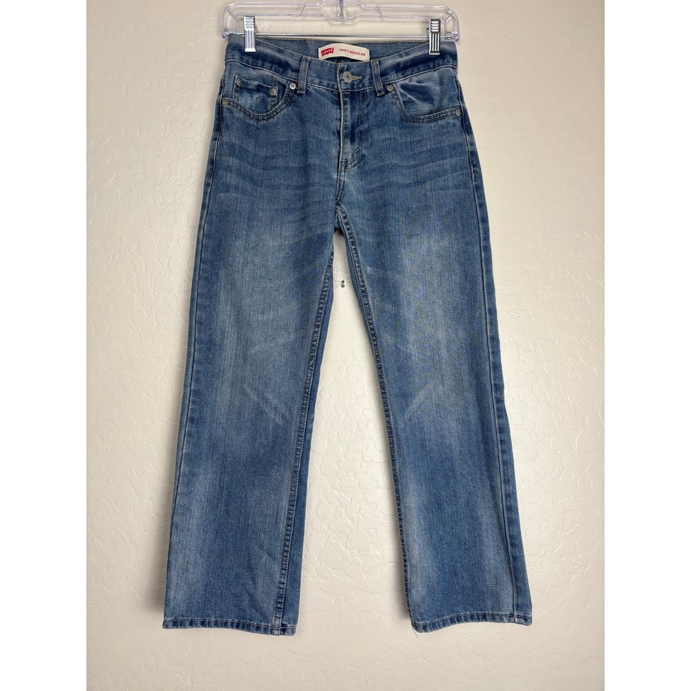 Levis 505 Regular Fit Jeans Medium Wash Blue Denim W27 L27 14 Reg 2880